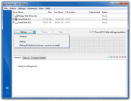 Auslogics Disk Defrag screenshot